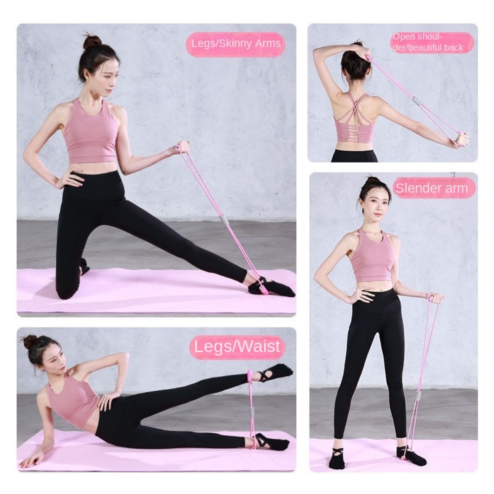 Yoga Pedal Puller Fitness Equipment - Набор из 6 эластичных лент с
