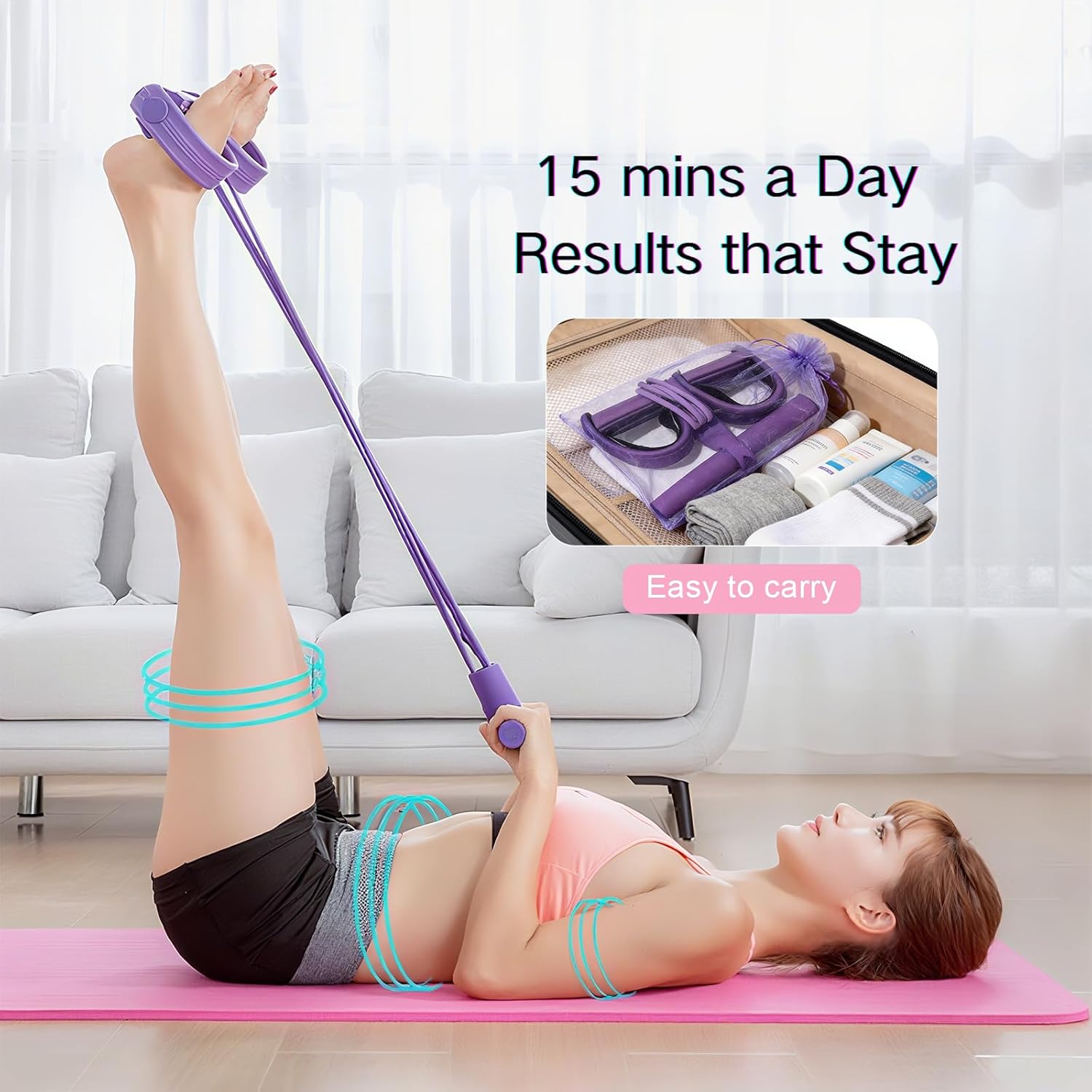 Yoga Pedal Puller Fitness Equipment - 4/6-трубный натяжитель педали, многофункциональное бытовое оборудование