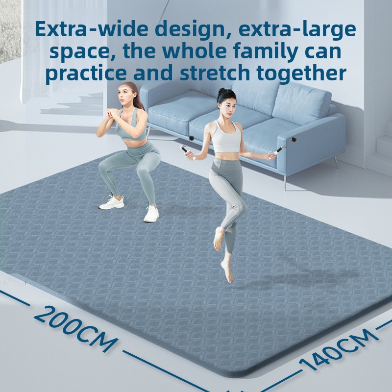 Thick Yoga Mat - Большой двухместный коврик для йоги, особо