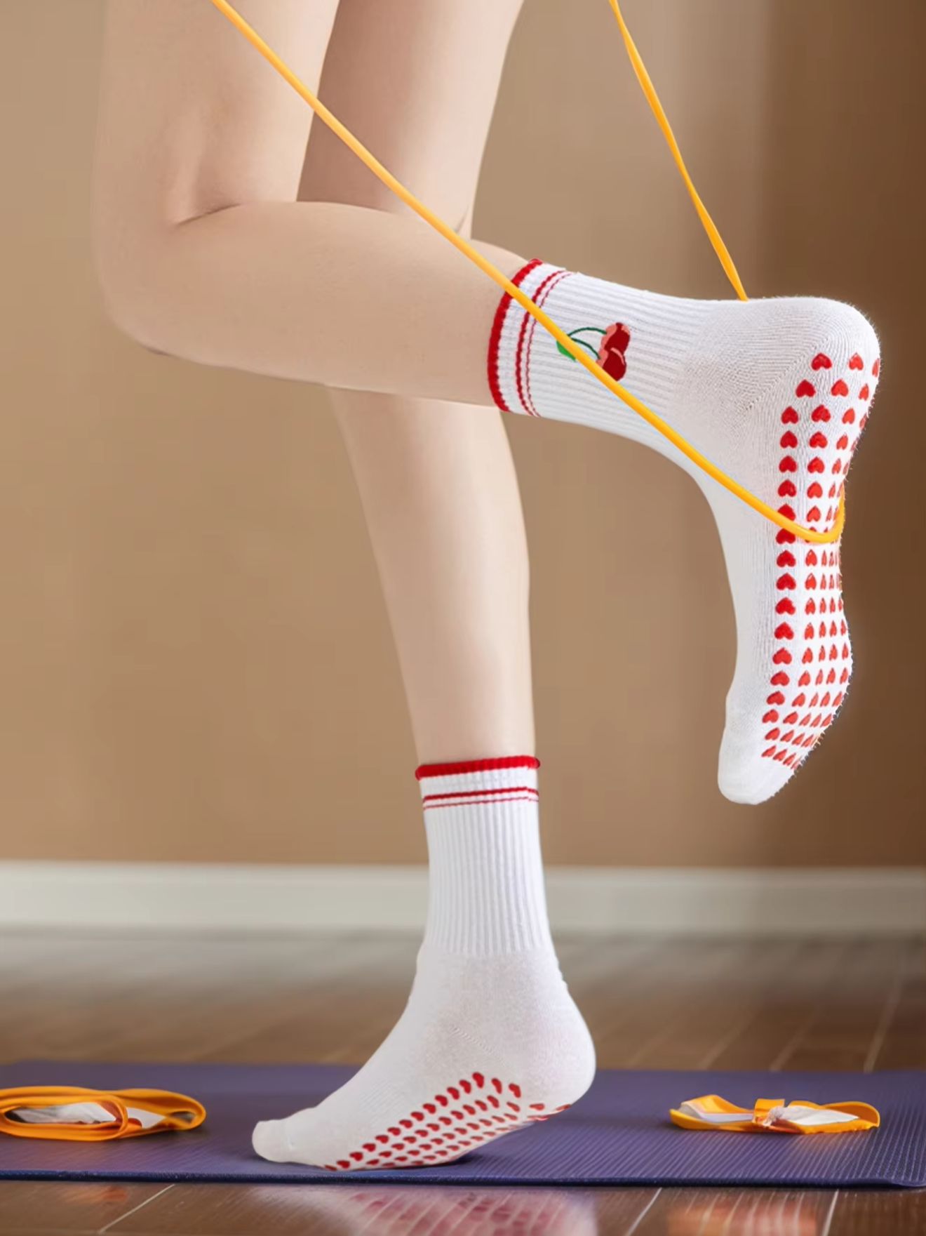 Yoga For Fitness - 1 пара профессиональных носков для йоги,