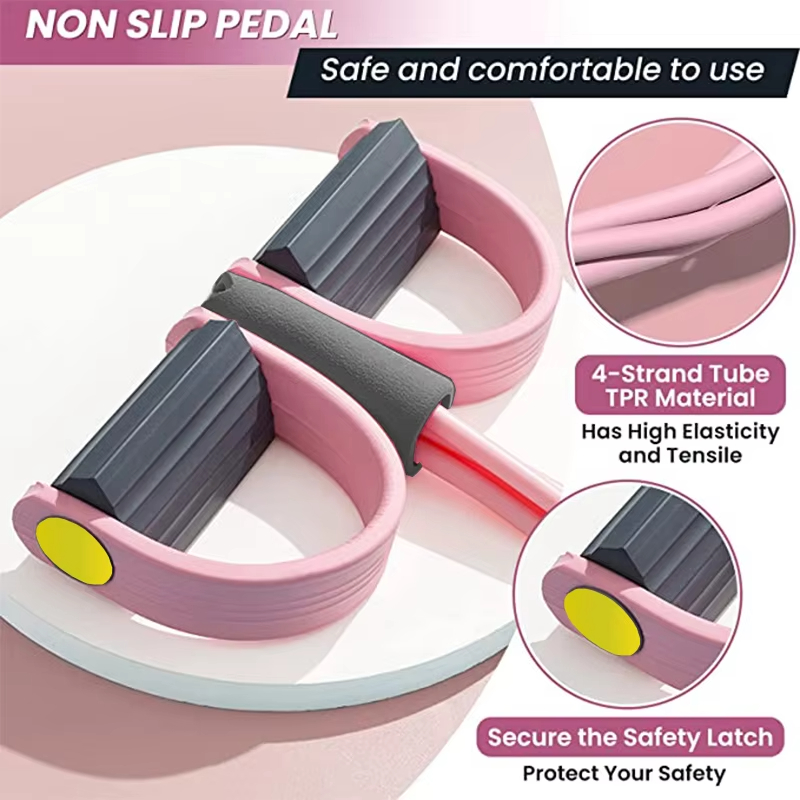 Эспандеры с 4 трубками, эласти – обзор и цена Yoga Pedal Puller Fitness Equipment