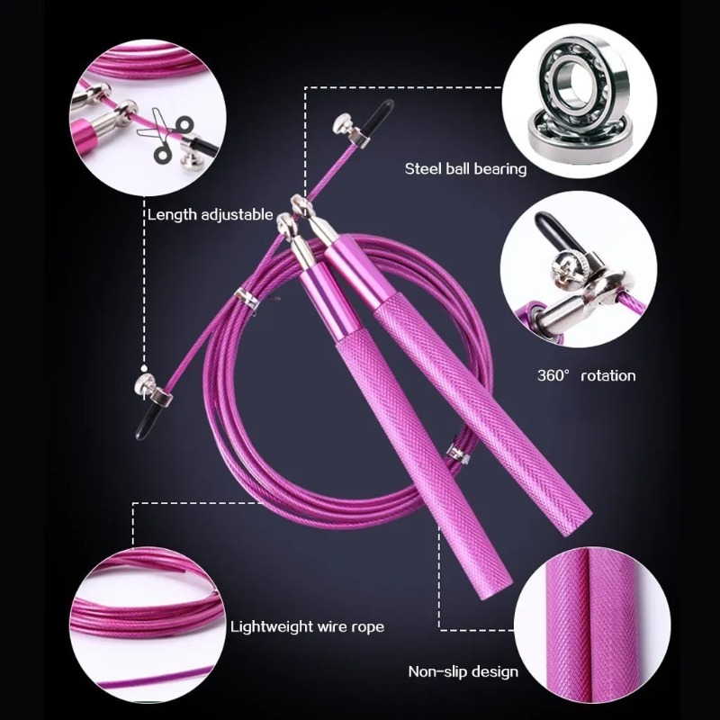 Скоростная скакалка для кроссф – обзор и цена Speed Skipping Rope