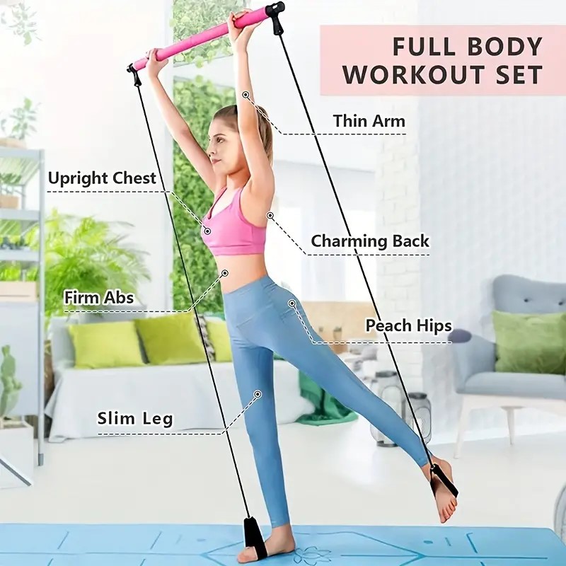 Многофункциональный пилатес-ба – обзор и цена Yoga Fitness Bar