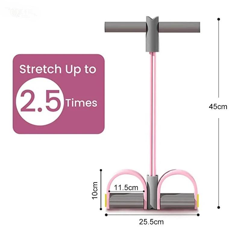 Новые 4-трубчатые эспандеры дл – обзор и цена Yoga Pedal Puller Fitness Equipment