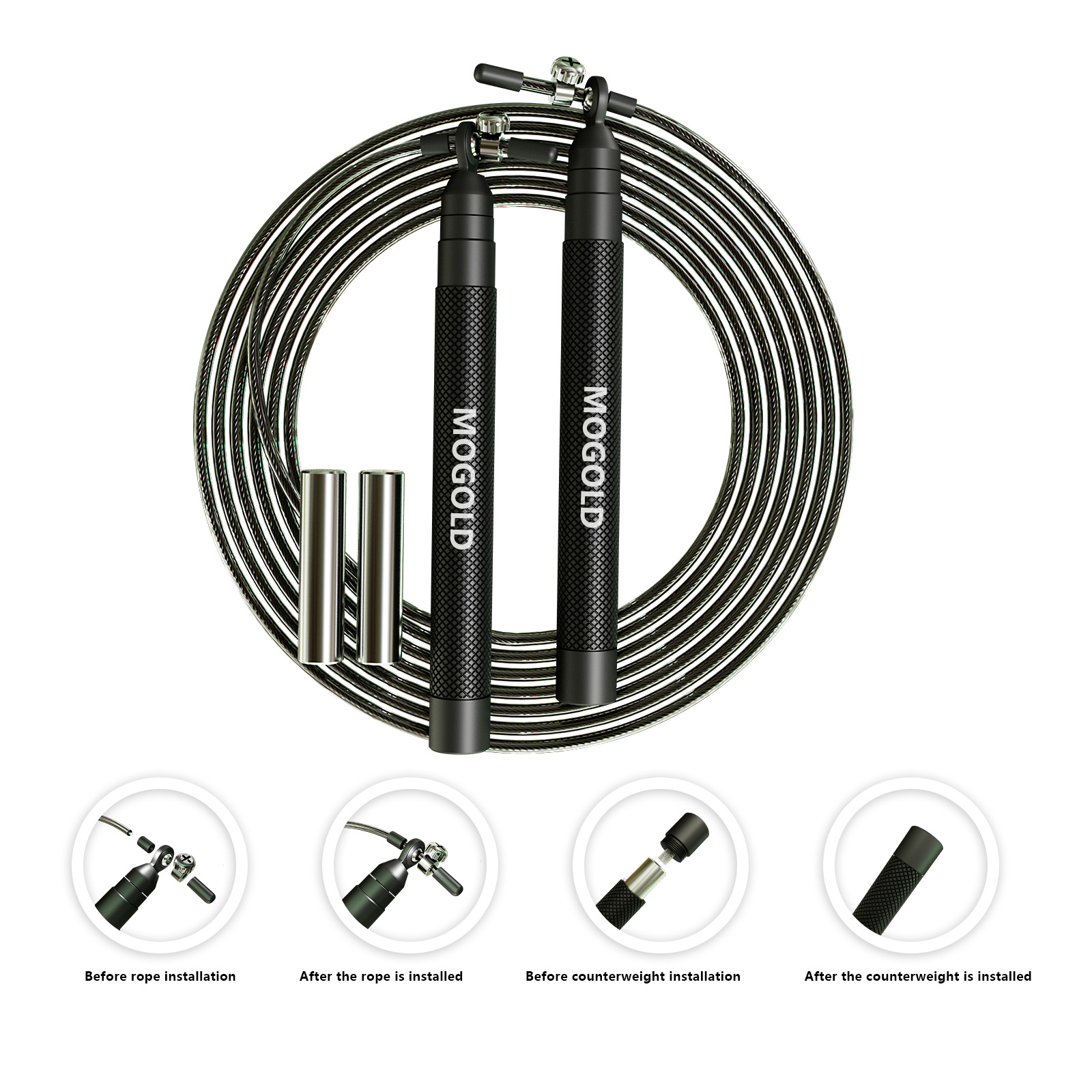 Кросфит, утяжеленная скакалка, – обзор и цена Speed Skipping Rope