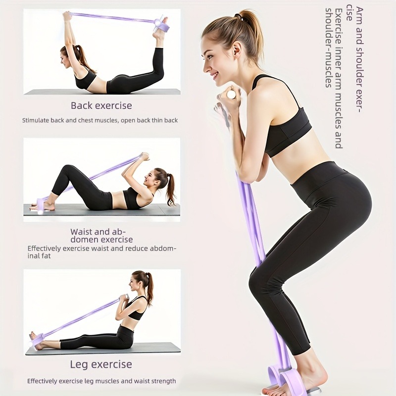 Многофункциональный эспандер с – обзор и цена Yoga Pedal Puller Fitness Equipment