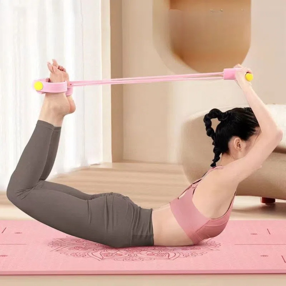 6-трубные эспандеры, набор обо – обзор и цена Yoga Pedal Puller Fitness Equipment