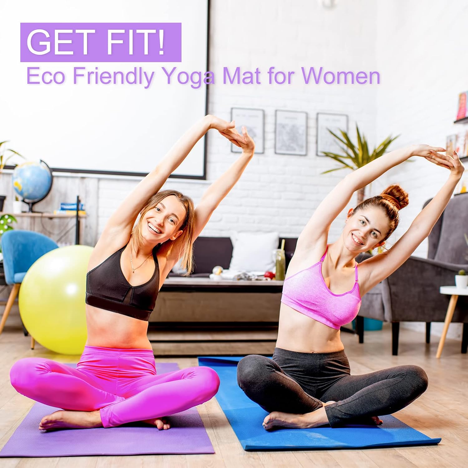 Тонкие коврики для йоги толщин – обзор и цена Yoga Fitness Class