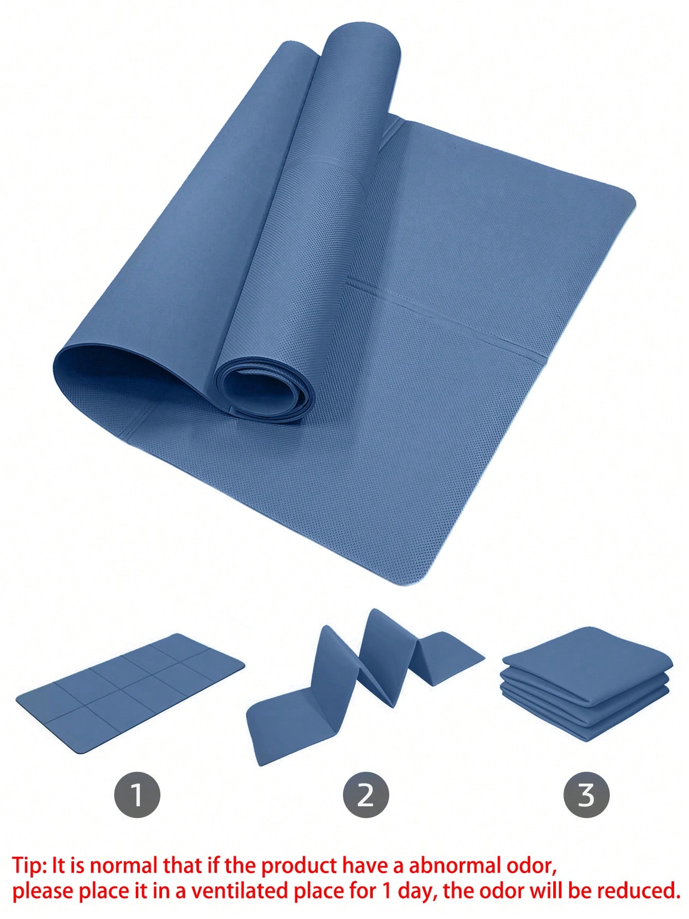 Складной коврик для йоги темно – обзор и цена Thick Yoga Mat