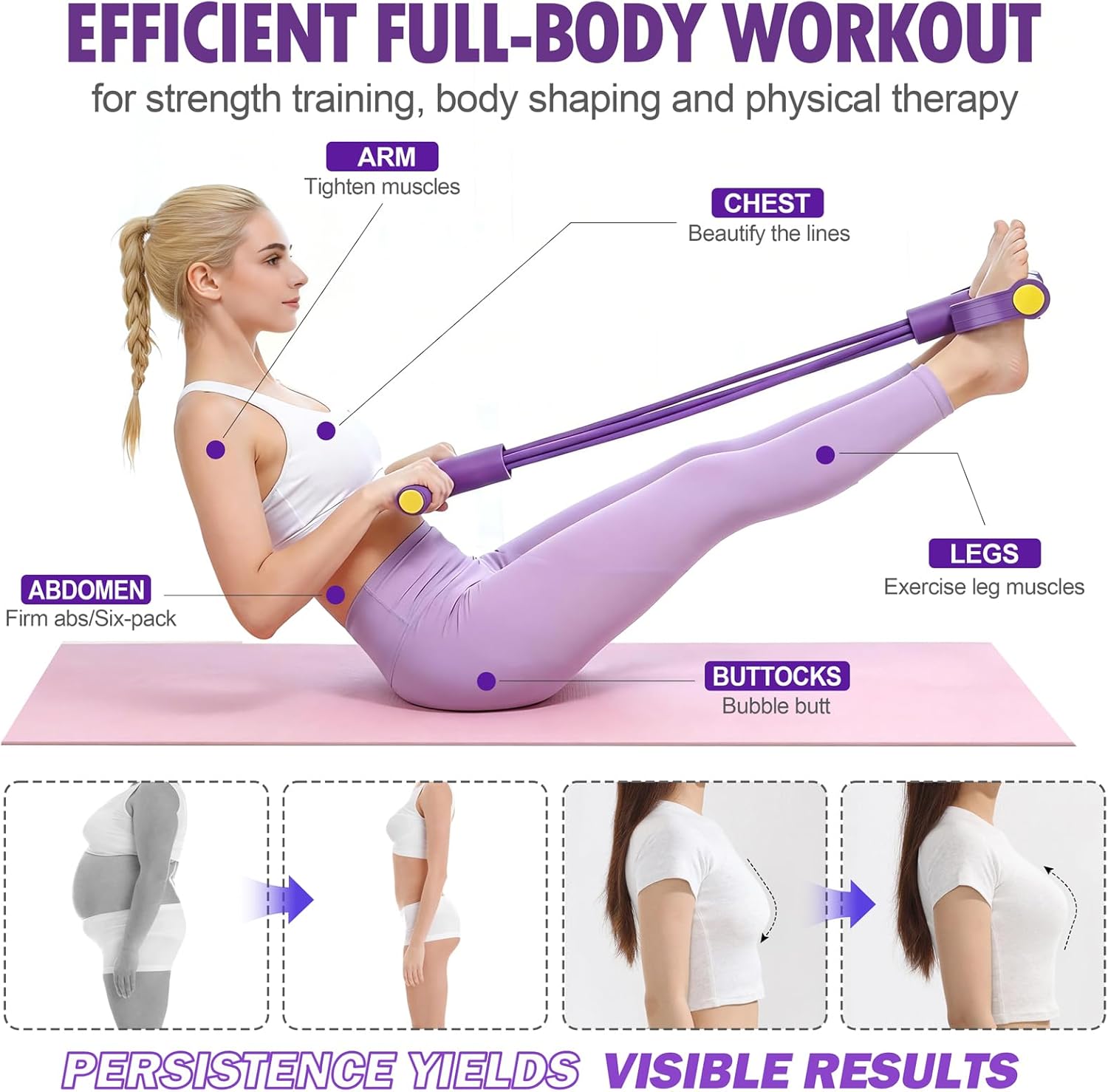 Педальный эспандер с регулируе – обзор и цена Yoga Pedal Puller Fitness Equipment